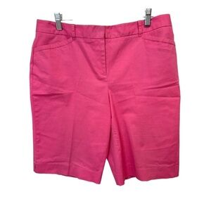 Charter Club Pant Shop Pink Bermuda Stretch Shorts Size 10